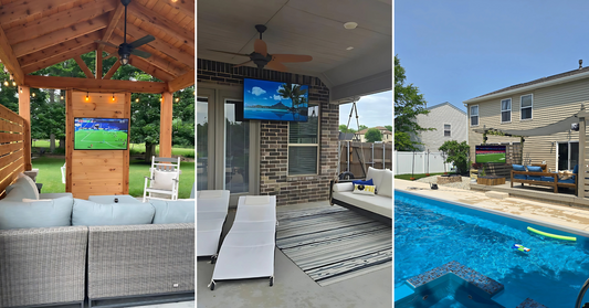 Outdoor living spaces with Neptune Outdoor TVs
