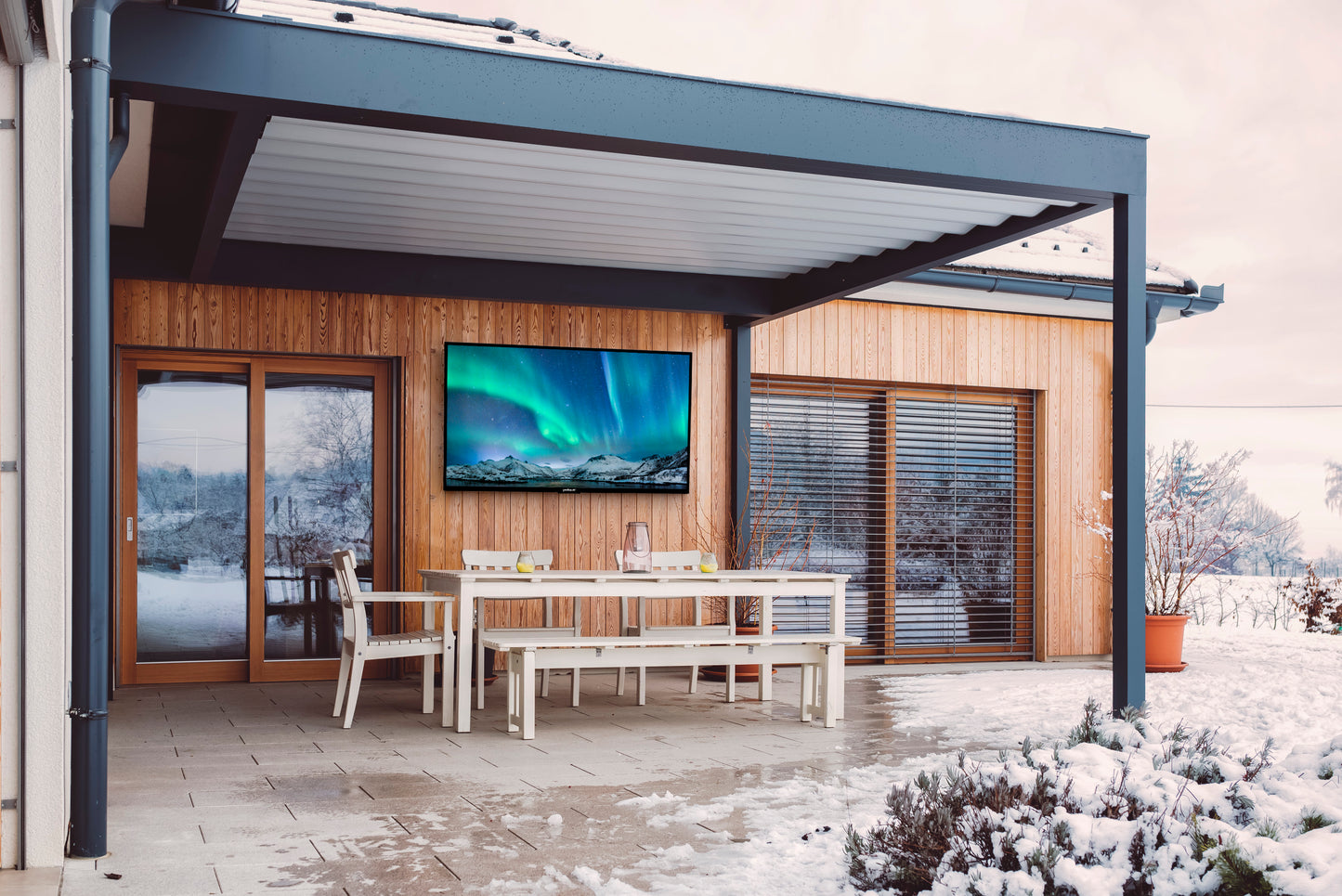 Neptune™ Partial Sun Outdoor Smart TVs - neptuneTV.com #