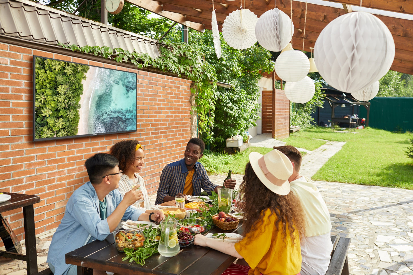 Neptune™ Partial Sun Outdoor Smart TVs - neptuneTV.com #