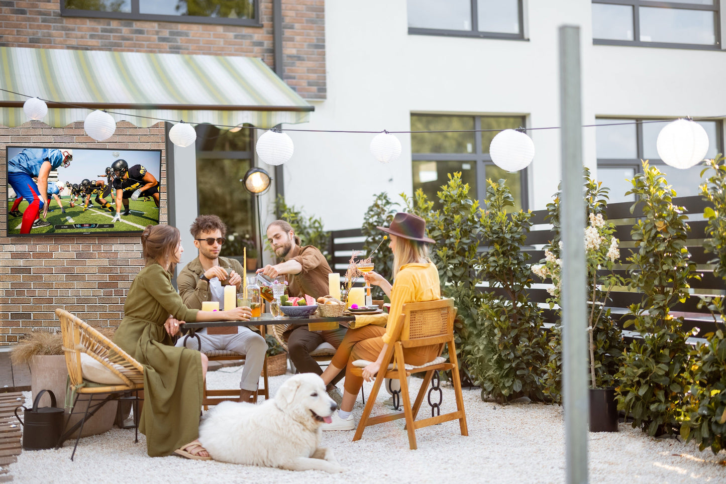 Neptune™ Partial Sun Outdoor Smart TVs - neptuneTV.com #