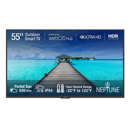 Neptune™ Partial Sun Outdoor Smart TVs - neptuneTV.com #