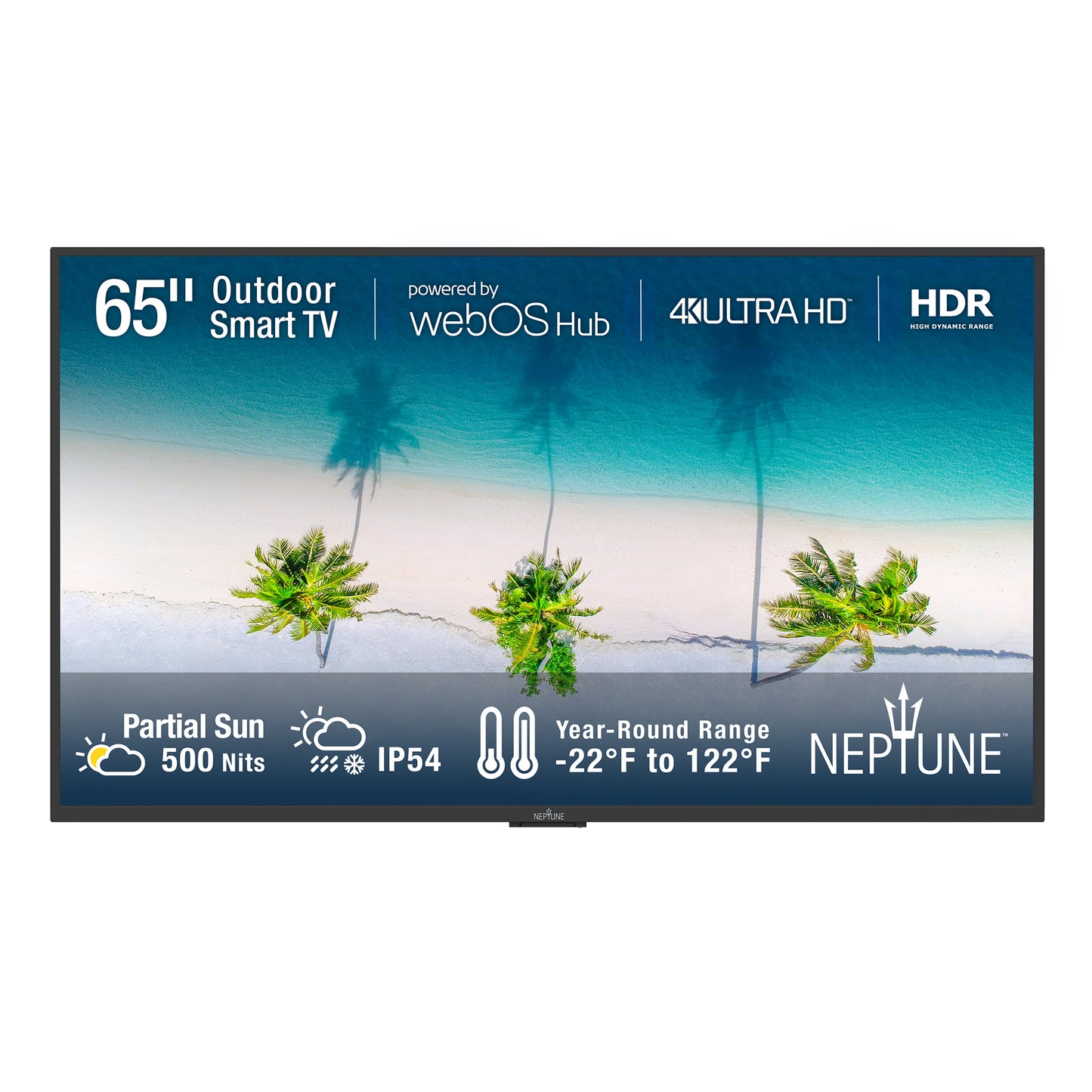Neptune™ Partial Sun Outdoor Smart TVs - neptuneTV.com #