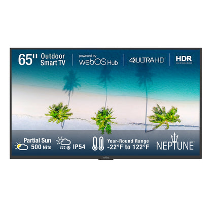 Neptune™ Partial Sun Outdoor Smart TVs - neptuneTV.com #